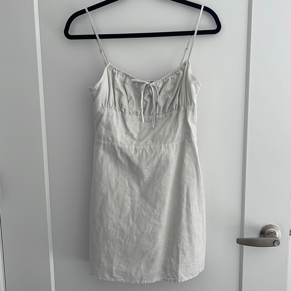 Sunday Best Dresses & Skirts - Aritzia Sunday Best Delilah Mini Dress Slate White Size S